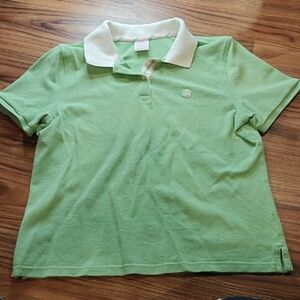 Brooks Brothers Mint Polo with White Collar